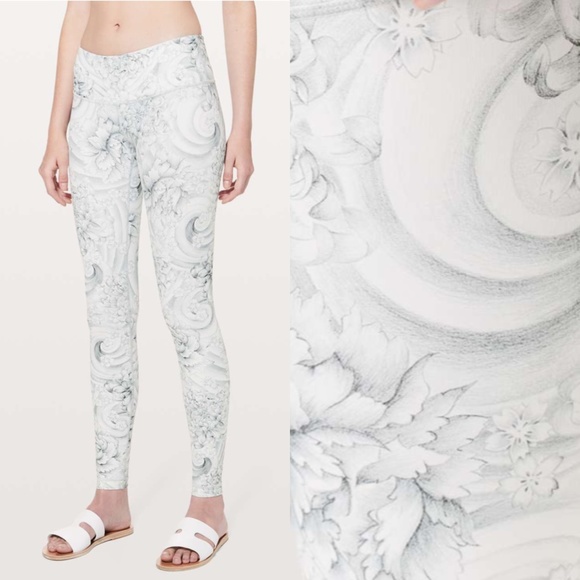 Lululemon Wunder Under Low-Rise Tight 28" Twine White Multi 6 - Picture 1 of 13